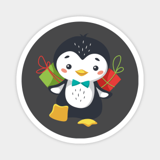 Christmas penguin Magnet